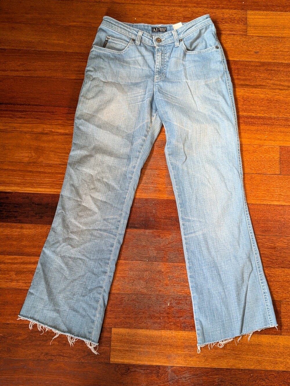 Armani Jeans Women's Light Jean Raw Hem Size 29